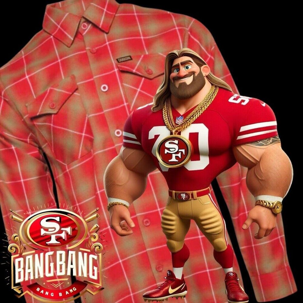 DIXXON Flannel 4XL Bang Bang San Francisco 49ers Tribute Brand New Sealed Bag